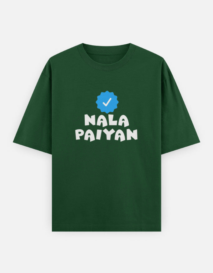 C-Labs Nala Paiyan Oversized Classic T-Shirt Bottle Green Front_1_c_8_6f818266-c1bd-4727-8c3a-d5701f35b834