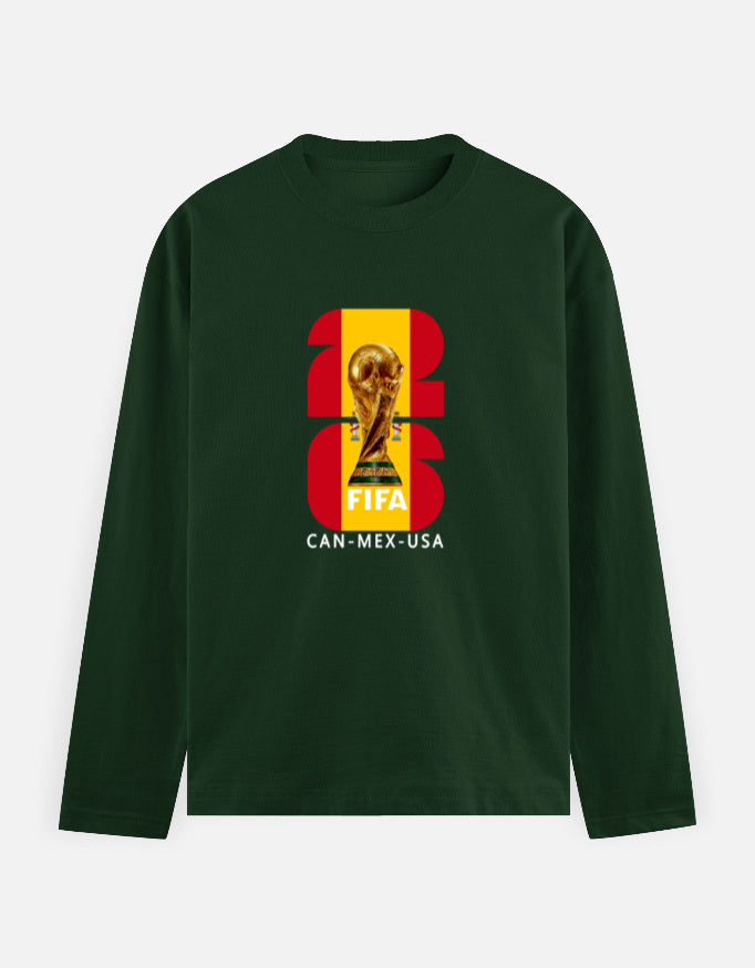 C-Labs Spain 26 Full Sleeve T-Shirt Bottle Green Front_1_c_8_771edd31-4bd9-46f6-898d-5115d7b2060d