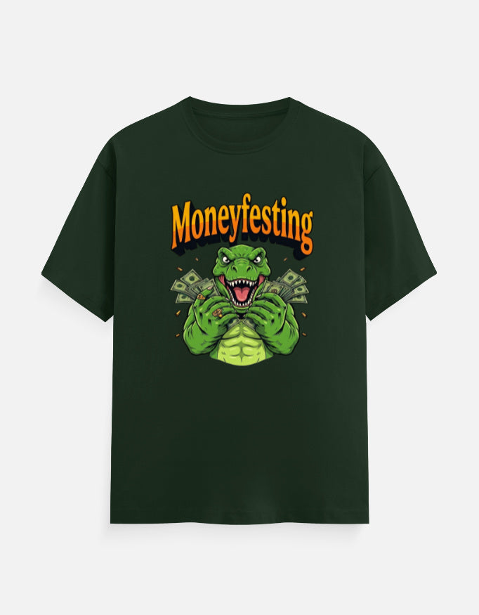 C-Labs Moneyfesting Classic Crew T-Shirt Bottle Green Front_1_c_8_7ae894db-db81-45ac-ad89-9b14ac588a52