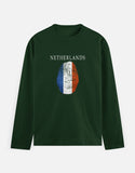 C-Labs Netherlands Full Sleeve T-Shirt Bottle Green Front_1_c_8_8cd1e2f6-e09b-478c-b414-833606a5c172