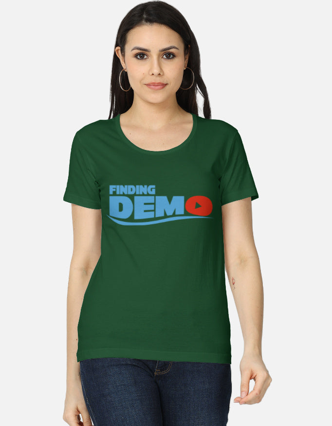 C-Labs Finding Demo Women's Classic T-Shirt Bottle Green Front_1_c_8_a387a1dd-75b4-4a01-904d-727a95af712f