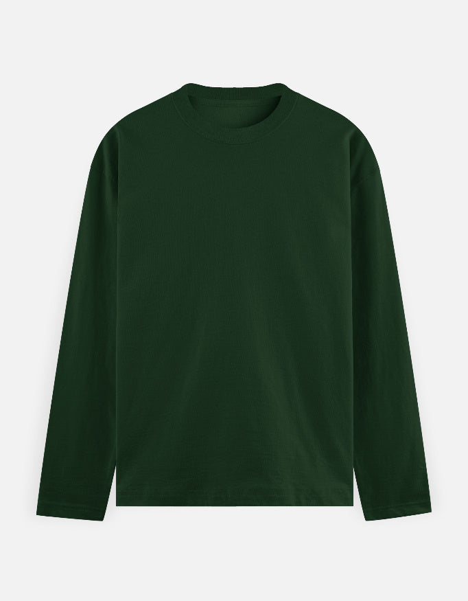 C-Labs C-Standard: Full Sleeve T-Shirt Full Sleeve T-Shirt Bottle Green Front_1_c_8_a521195b-65d4-4fe5-b74b-fff72da0f85d