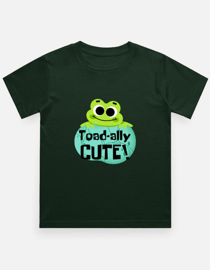C-Labs Toadly-Cute Boy Classic Crew T-Shirt Bottle Green Front_1_c_8_a6e239da-a04f-467a-91aa-e9deadafe25c