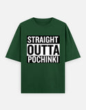 C-Labs Straight Outta Pochinki Oversized Classic T-Shirt Bottle Green Front_1_c_8_a92881ea-0a77-4acb-908d-b4f651cd78ff
