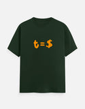 C-Labs Time Is Money Classic Crew T-Shirt Bottle Green Front_1_c_8_ab760aa1-c0bb-4a8f-9e02-deb81a2a0088
