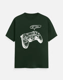 C-Labs Let's Play Classic Crew T-Shirt Bottle Green Front_1_c_8_b5ff2f0e-b1fd-4ba5-a066-074a377cdbf2