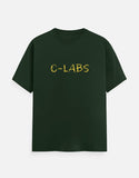 C-Labs C-LABS Scribble Classic Crew T-Shirt Bottle Green Front_1_c_8_b85cb267-7db2-4665-b059-dafa94a105aa