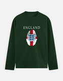C-Labs England Full Sleeve T-Shirt Bottle Green Front_1_c_8_c1f604b4-9082-4cab-bda0-41989ff20709