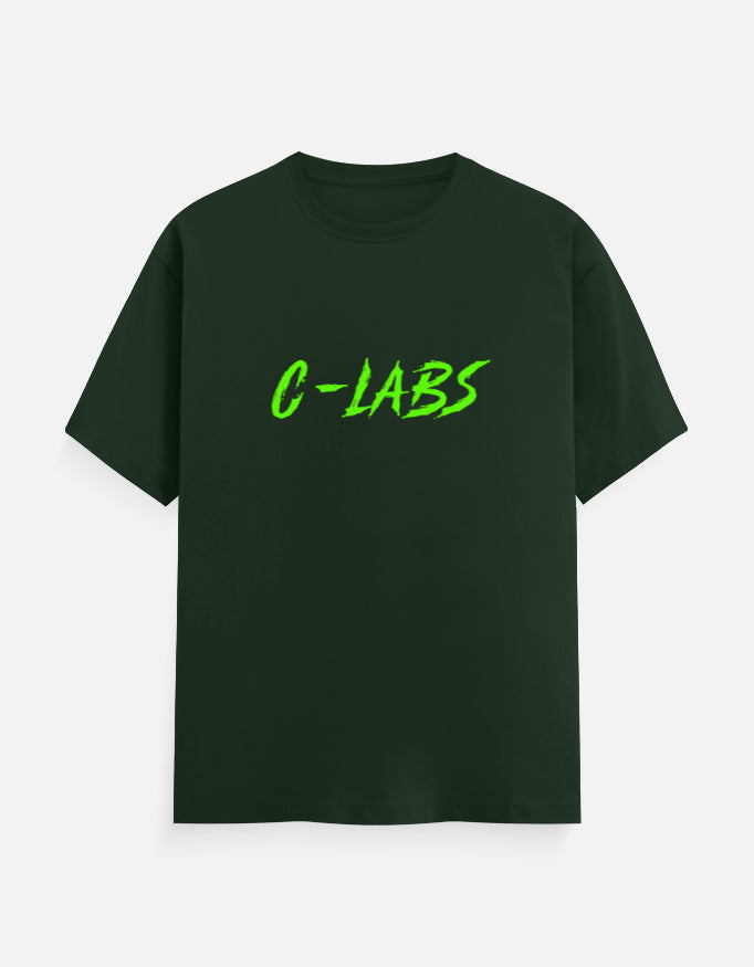 C-Labs C-LABS Neon Green Classic Crew T-Shirt Bottle Green Front_1_c_8_c2adaaab-2710-43f5-8604-d4056af394dc