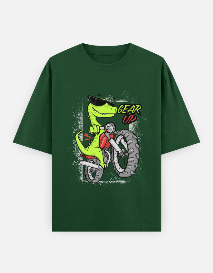 C-Labs Gear Up Oversized Classic T-Shirt Bottle Green Front_1_c_8_c56b1ebe-e6ba-4adf-962c-156827636baf