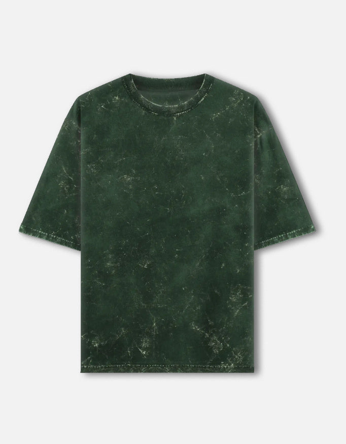 C-Labs C-Standard: Acid Washed Oversized Tee Acid Wash Oversized Tee Bottle Green Front_1_c_8_d6feec8a-dff6-420e-acb1-59c195347d9f
