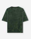C-Labs C-Standard: Acid Washed Oversized Tee Acid Wash Oversized Tee Bottle Green Front_1_c_8_d6feec8a-dff6-420e-acb1-59c195347d9f