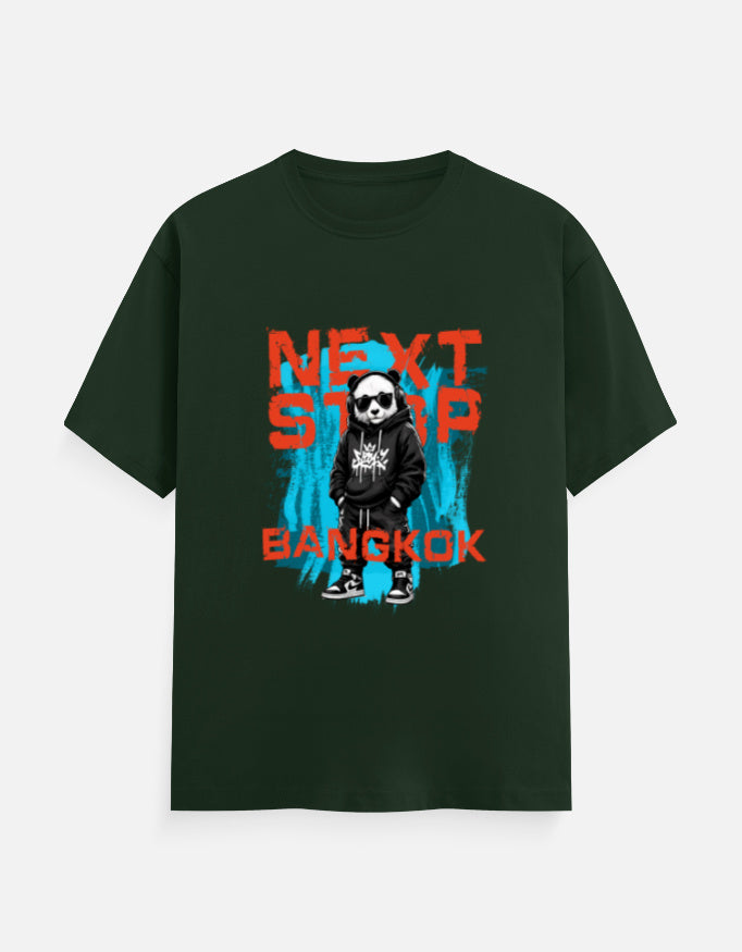 C-Labs Next Stop: Bangkok Classic Crew T-Shirt Bottle Green Front_1_c_8_da1145b6-446c-4924-b246-1fe3265d02a5