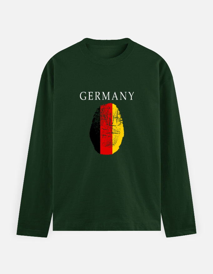 C-Labs Germany Full Sleeve T-Shirt Bottle Green Front_1_c_8_db6da6c0-7a05-4f31-8804-64b10e508843