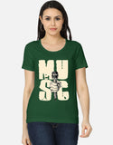 C-Labs Music Women's Classic T-Shirt Bottle Green Front_1_c_8_ee392ea1-42b2-47b3-ba7e-bbeafda8dca2