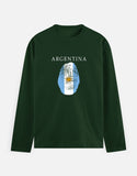 C-Labs Argentina Full Sleeve T-Shirt Bottle Green Front_1_c_8_ef768d31-066f-4068-af53-12d87f8a5191