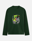 C-Labs Born to ride Full Sleeve T-Shirt Bottle Green Front_1_c_8_faa0dde3-0e9d-4686-abfb-df9f4596fe41