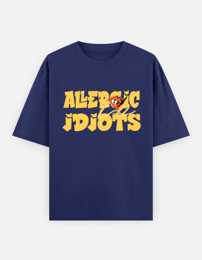 C-Labs Allergic To Idiots Oversized Classic T-Shirt Royal Blue Front_1_c_9_02fb3d94-1a2e-44c1-9514-6dbb75adb050