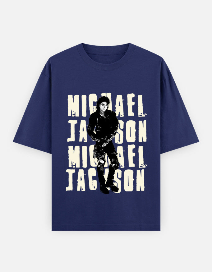 C-Labs Michael Jackson Oversized Classic T-Shirt Royal Blue Front_1_c_9_04bc79b6-de80-4656-bc60-9ae27f8fe223