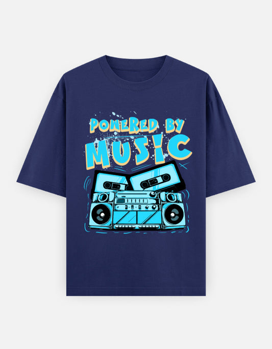 C-Labs Powered By Music Oversized Classic T-Shirt Royal Blue Front_1_c_9_06679ddb-24d5-46b3-bc66-3f4fd4301771