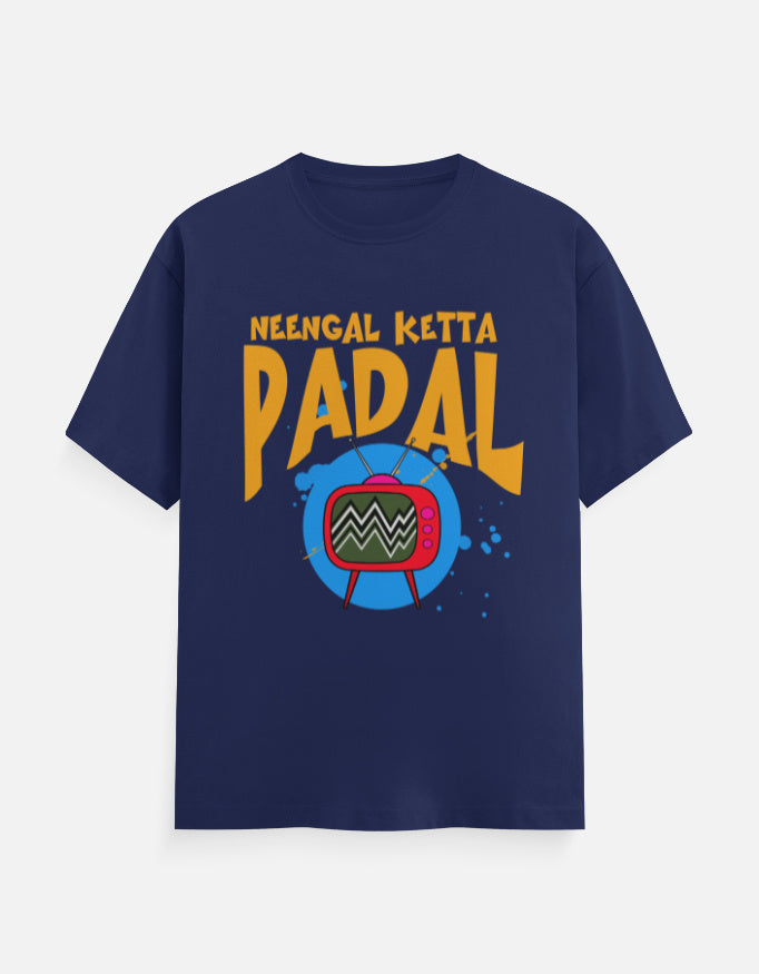 C-Labs Neengal Ketta Padal Classic Crew T-Shirt Royal Blue Front_1_c_9_0690488d-ef15-4427-99dd-f6994d905770