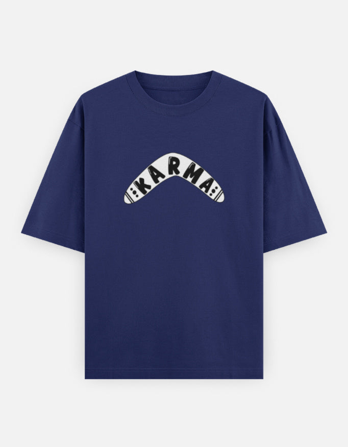 C-Labs Karma Boomerang Oversized Classic T-Shirt Royal Blue Front_1_c_9_0f8c5379-4e8a-4614-b9a1-db5bc7f91e25