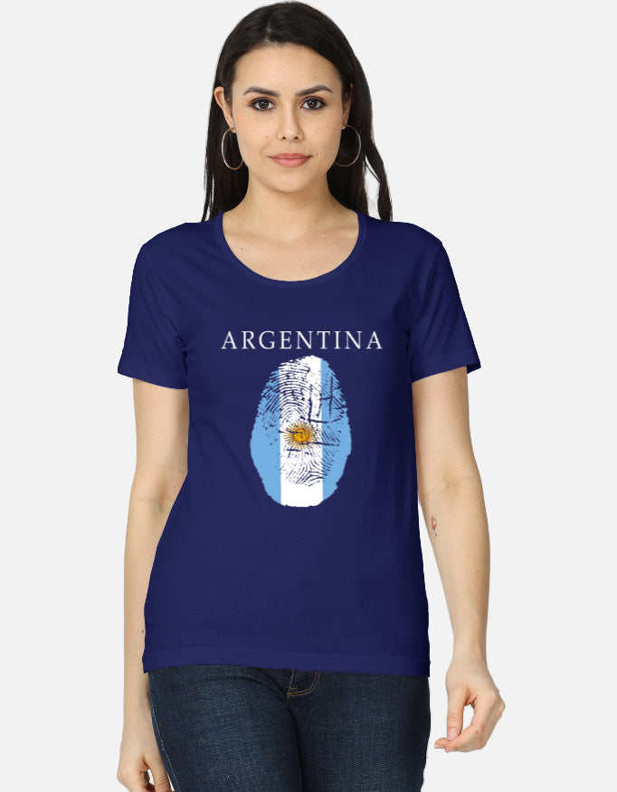 C-Labs Argentina Women's Classic T-Shirt Royal Blue Front_1_c_9_1661f13a-c574-48a8-ac4e-b7cb9a346360