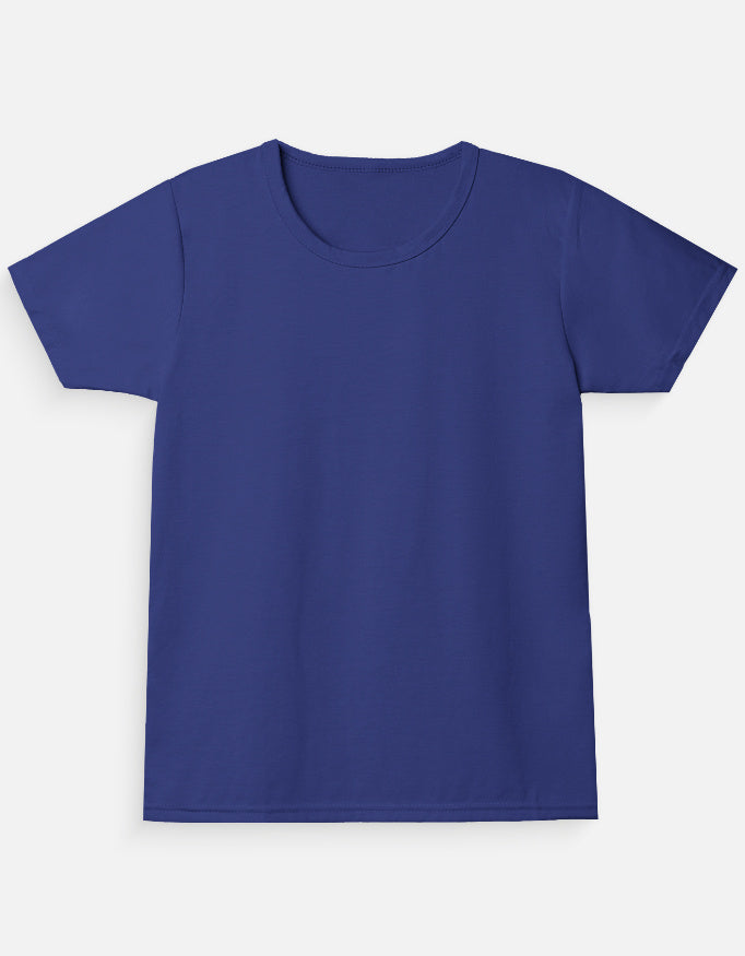 C-Labs C-Standard: Girl's T-Shirt Girl Classic Crew T-Shirt Royal Blue Front_1_c_9_230bb6db-a479-4082-a27a-fa1f96f289a3