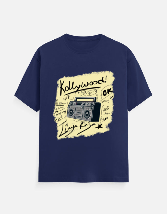 C-Labs Kollywood Music Classic Crew T-Shirt Royal Blue Front_1_c_9_2c01edf5-0ec5-4a0b-b530-92fa22be5728