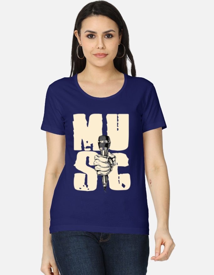 C-Labs Music Women's Classic T-Shirt Royal Blue Front_1_c_9_405138ef-0280-4cfb-9826-6b5efccf1993