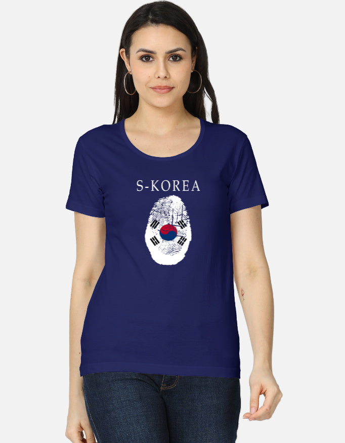 C-Labs SouthKorea Women's Classic T-Shirt Royal Blue Front_1_c_9_42288af2-7208-4880-a389-7b36f7523b15