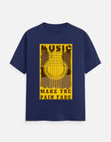 C-Labs Music Make The Pain Fade Classic Crew T-Shirt Royal Blue Front_1_c_9_570e1123-5630-4050-a3c8-495f065a41a7