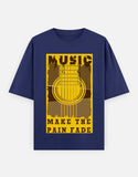 C-Labs Music Makes the Pain Fade Oversized Classic T-Shirt Royal Blue Front_1_c_9_5855b7d9-baf0-455b-93c5-1ca294a93c26