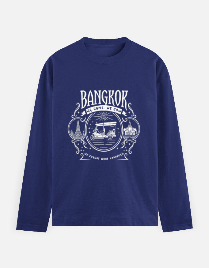 C-Labs Bangkok: We Came, We Saw Full Sleeve T-Shirt Royal Blue Front_1_c_9_5ab014a8-ec5a-4186-a161-da07c4af3247
