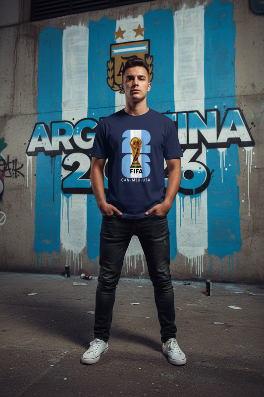 C-Labs Argentina 26 Classic Crew T-Shirt Front_1_c_9_673c3c1b-6cca-4b4a-81f3-81149073dacf