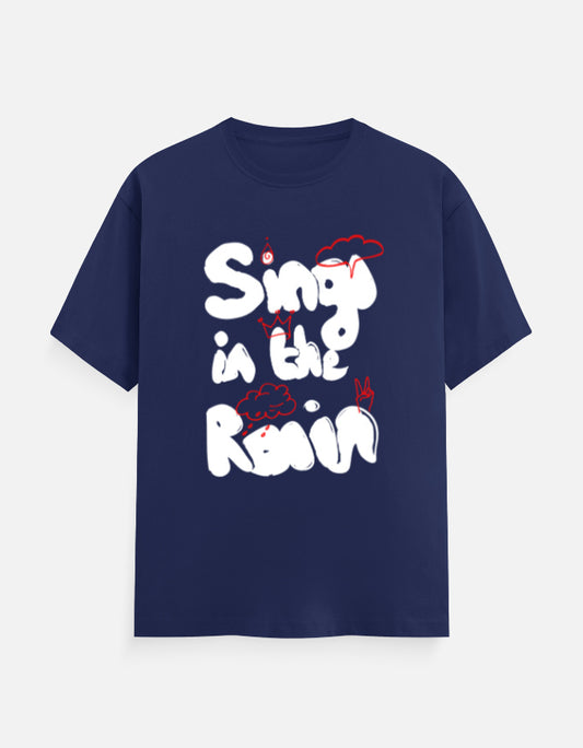 C-Labs Sing in the Rain Classic Crew T-Shirt Royal Blue Front_1_c_9_7e2f02a1-a887-4a9c-8572-74c252f33180