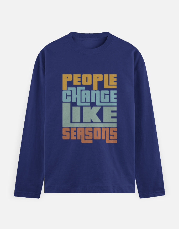 C-Labs People Change Like Seasons Full Sleeve T-Shirt Royal Blue Front_1_c_9_8146485f-73cb-4dc3-9189-9a40ef54b32c