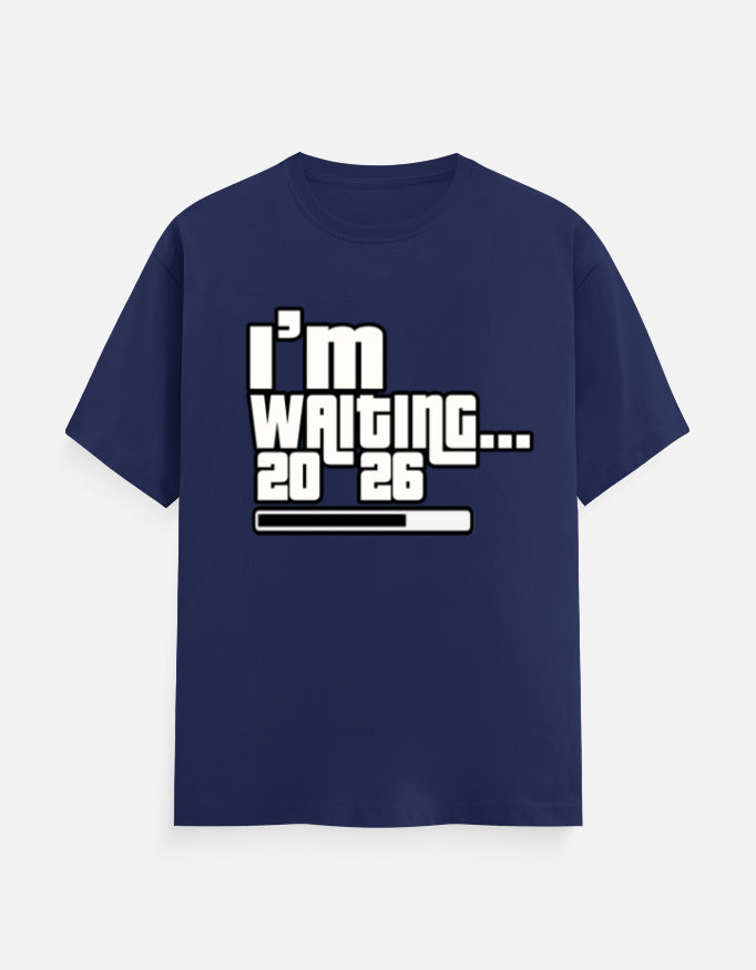 C-Labs I'm Waiting (2026) Classic Crew T-Shirt Royal Blue Front_1_c_9_87553f06-e183-4eb7-8fa2-4eaf35d64b45