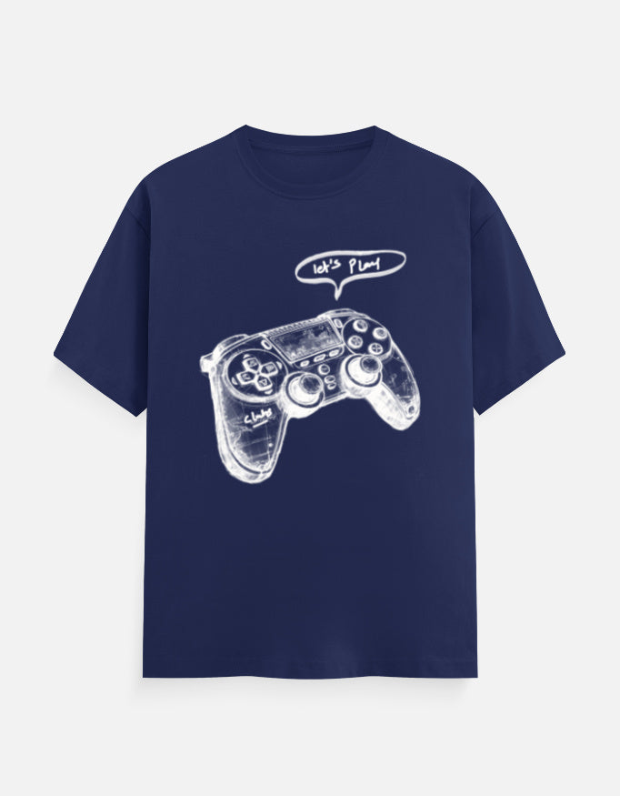 C-Labs Let's Play Classic Crew T-Shirt Royal Blue Front_1_c_9_87ab217f-8c37-4583-9d35-5c3a6b9e57aa