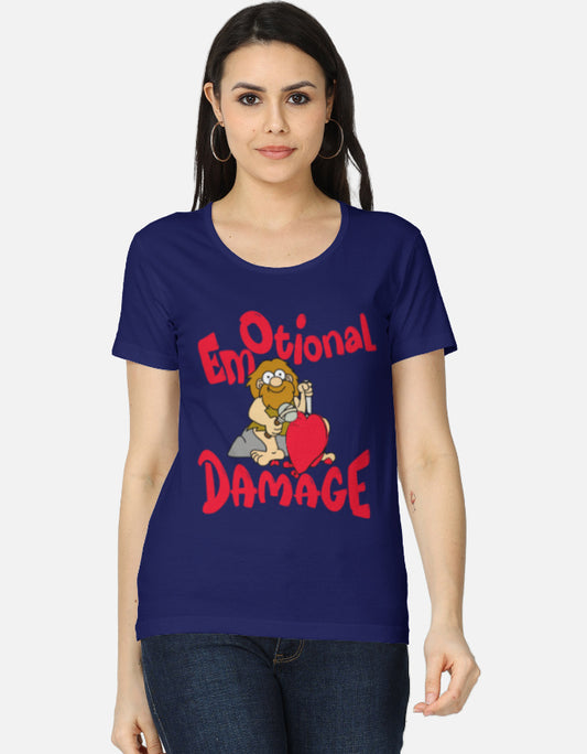C-Labs Emotional Damage Women's Classic T-Shirt Royal Blue Front_1_c_9_884c3012-5b48-4a70-a937-a2c5209e56c1
