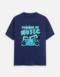 C-Labs Powered By Music Classic Crew T-Shirt Royal Blue Front_1_c_9_8899ec41-9936-4fce-9ad8-59db365443ca