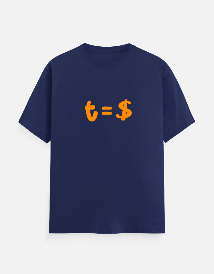 C-Labs Time Is Money Classic Crew T-Shirt Royal Blue Front_1_c_9_97ee2306-186e-4fb7-af68-740891766a4e