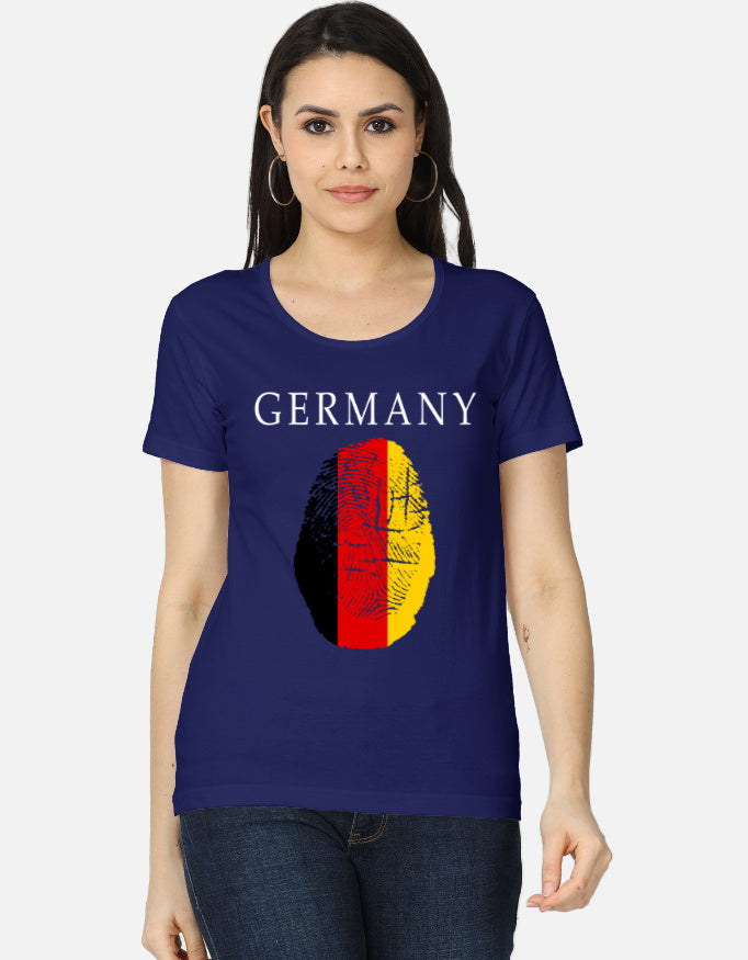 C-Labs Germany Women's Classic T-Shirt Royal Blue Front_1_c_9_9f7293d3-32ac-4ff6-b84e-6eedb9a00e81