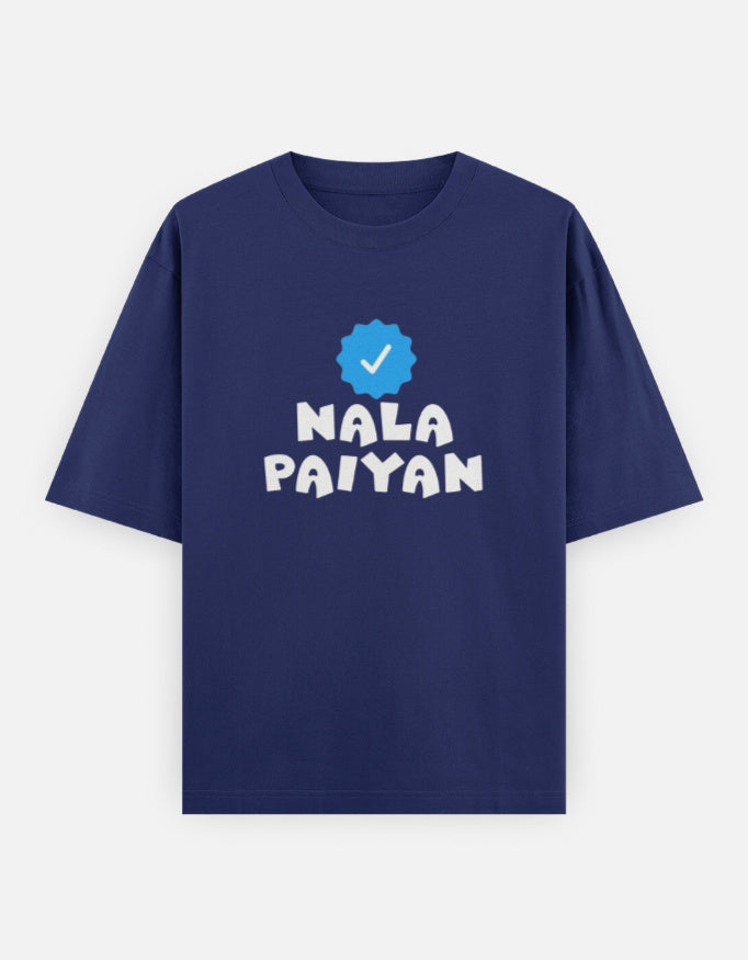 C-Labs Nala Paiyan Oversized Classic T-Shirt Royal Blue Front_1_c_9_a13225d7-6d9b-40e8-9423-5093403eac3b