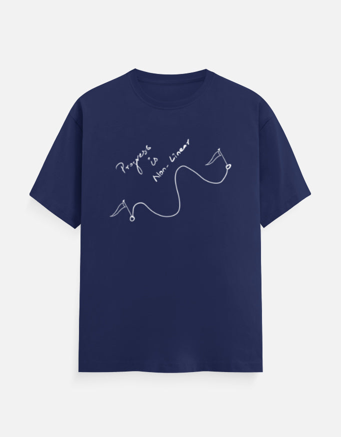 C-Labs Progress is non linear Classic Crew T-Shirt Royal Blue Front_1_c_9_a43ccf45-7e3d-4f3c-bf6f-639fa6b15e67