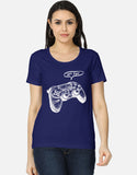 C-Labs Let's Play Women's Classic T-Shirt Royal Blue Front_1_c_9_a460063e-0759-4ea0-acfa-1d23faeec359