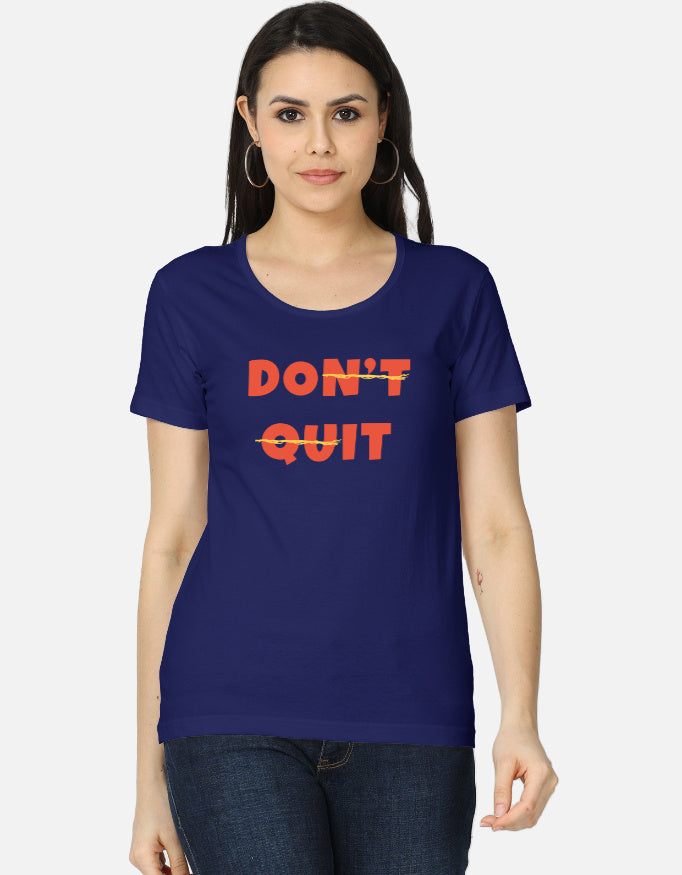 C-Labs Don't Quit Women's Classic T-Shirt Royal Blue Front_1_c_9_ac775c5e-c420-4e7a-b27c-afdb58fde9dd