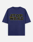 C-Labs Stop Wars Oversized Classic T-Shirt Royal Blue Front_1_c_9_b0810a9a-961a-496e-941f-84882a0ffbf3