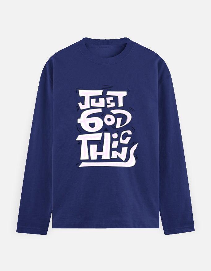 C-Labs Just God Things Full Sleeve T-Shirt Royal Blue Front_1_c_9_b2bc1b92-375d-46e7-9409-0beb2912eed3