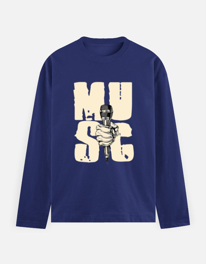 C-Labs Music Full Sleeve T-Shirt Royal Blue Front_1_c_9_b8bc608c-040a-412d-be70-467177a9ed98